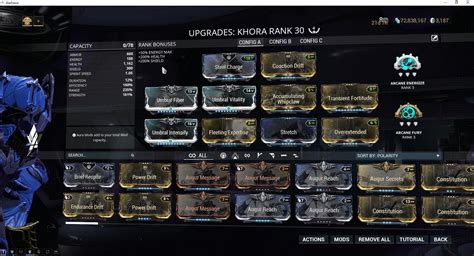 Feature to share mod builds in chat. : r/Warframe .